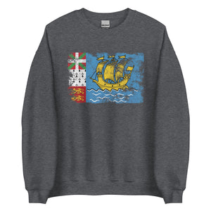 Saint Pierre and Miquelon Flag Sweatshirt