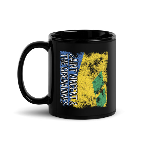 Saint Vincent And The Grenadines Flag - Distressed Flag Mug