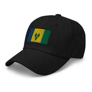 Saint Vincent & The Grenadines Flag Cap - Adjustable Embroidered Dad Hat