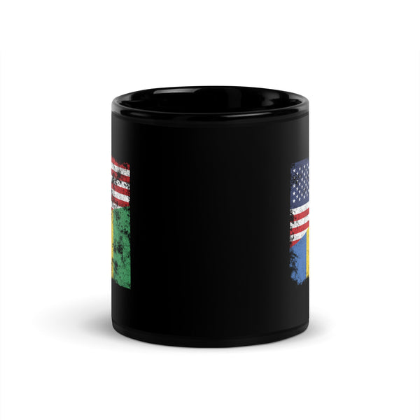 Saint Vincent and the Grenadines USA Flag Mug