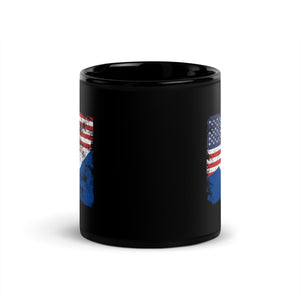 Saint-martin USA Flag Mug