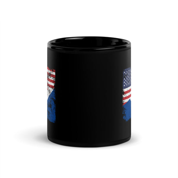 Saint-martin USA Flag Mug