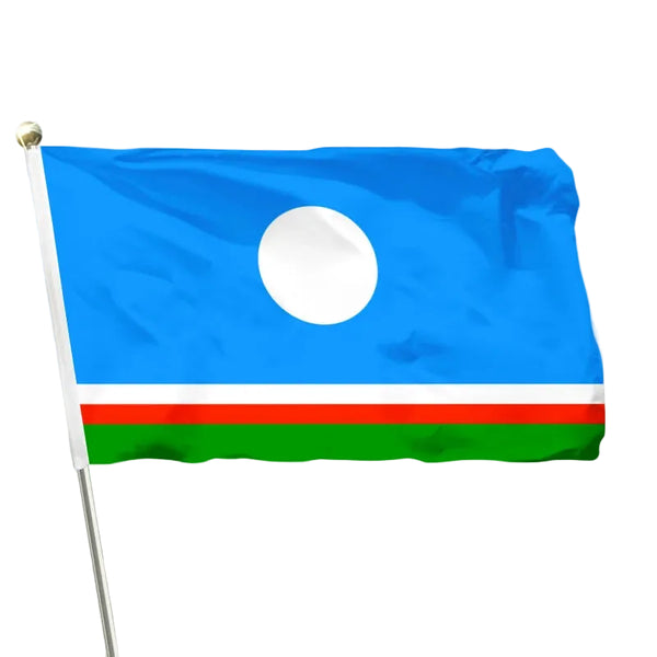 Sakha Flag - 90x150cm(3x5ft) - 120x180cm(4x6ft)