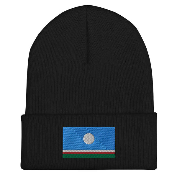 Sakha Flag Beanie - Embroidered Winter Hat