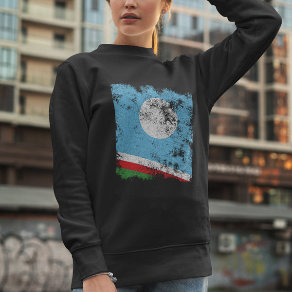 Sakha Flag - Distressed Flag Sweatshirt