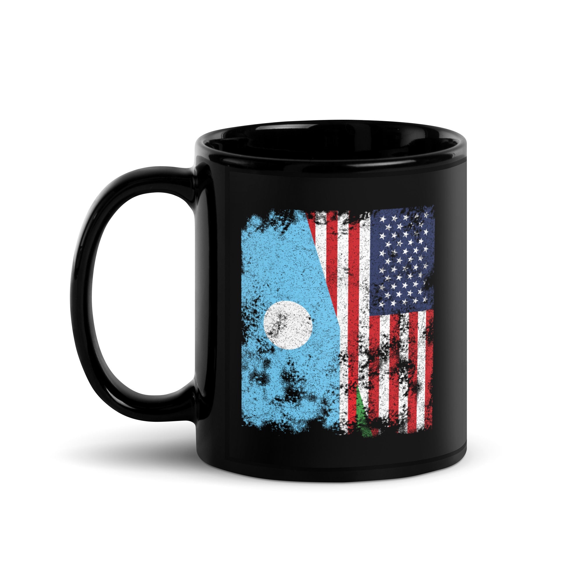 Sakha USA Flag - Half American Mug