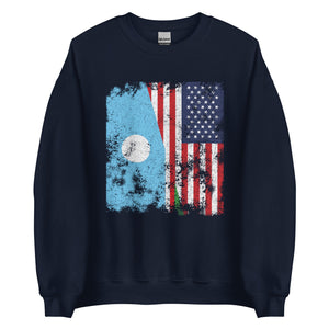 Sakha USA Flag - Half American Sweatshirt