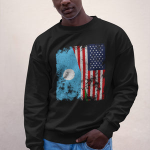 Sakha USA Flag - Half American Sweatshirt