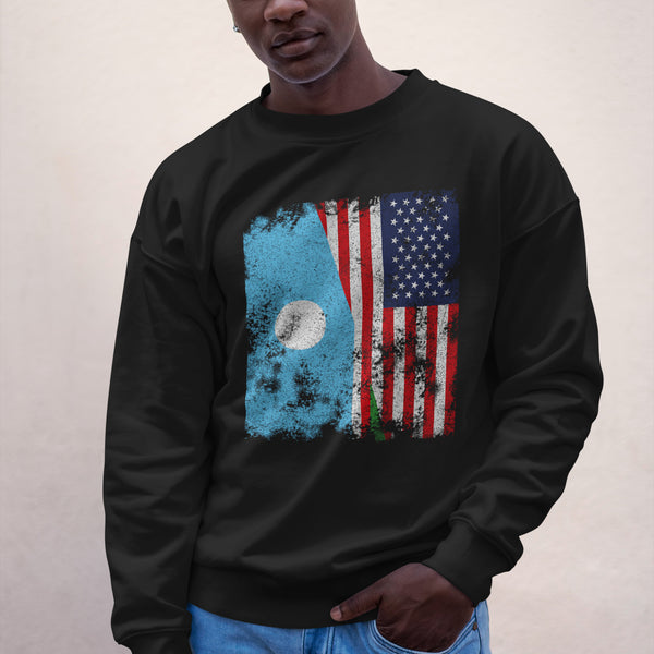 Sakha USA Flag - Half American Sweatshirt
