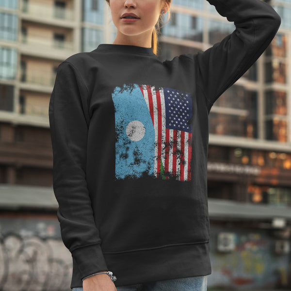 Sakha USA Flag - Half American Sweatshirt