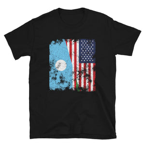 Sakha USA Flag - Half American T-Shirt