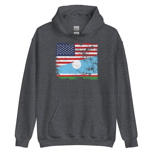 Sakha USA Flag Hoodie