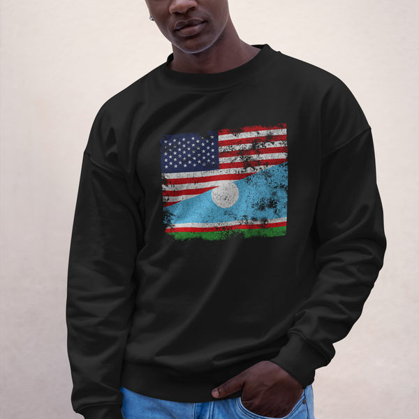 Sakha USA Flag Sweatshirt