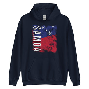 Samoa Flag - Distressed Flag Hoodie