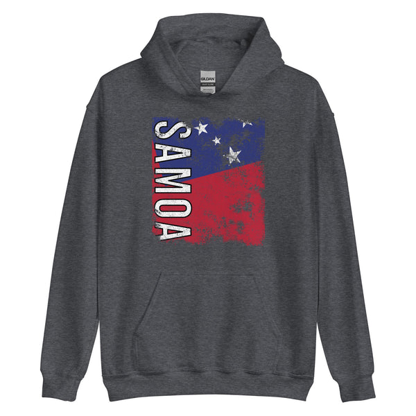 Samoa Flag - Distressed Flag Hoodie