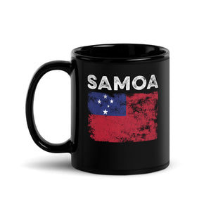 Samoa Flag Distressed - Samoan Flag Mug