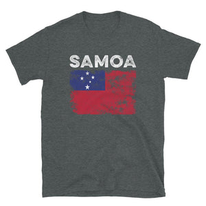 Samoa Flag Distressed - Samoan Flag T-Shirt