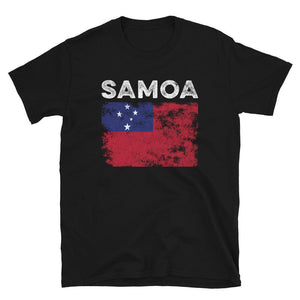 Samoa Flag Distressed - Samoan Flag T-Shirt