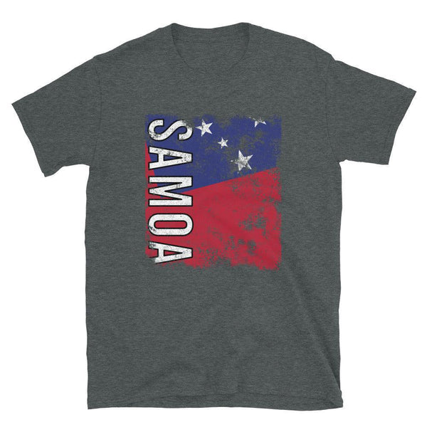 Samoa Flag Distressed T-Shirt