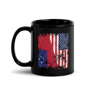 Samoa USA Flag - Half American Mug