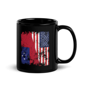 Samoa USA Flag - Half American Mug