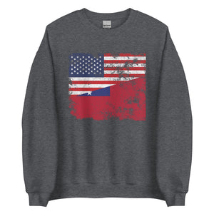 Samoa USA Flag Sweatshirt