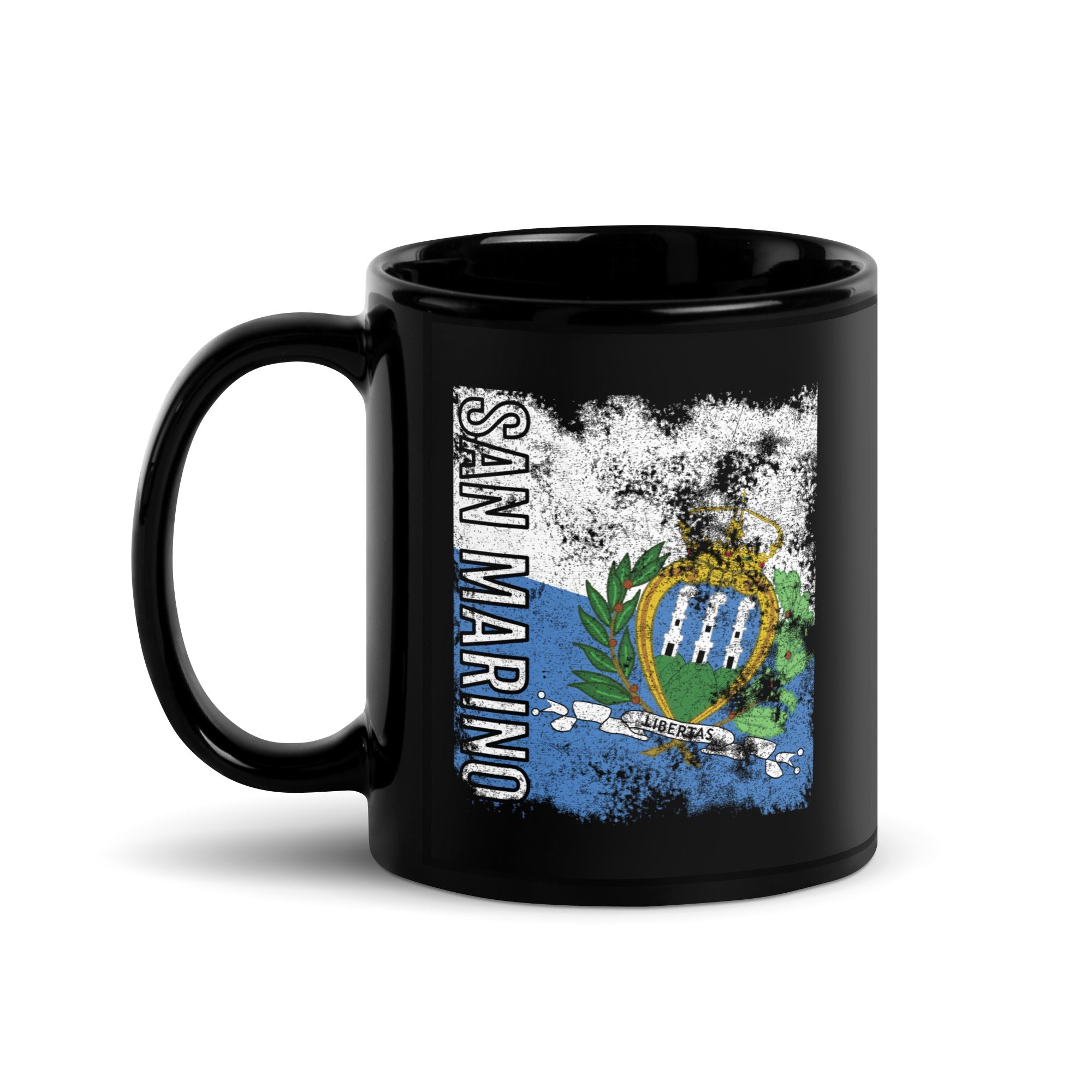 San Marino Flag - Distressed Flag Mug