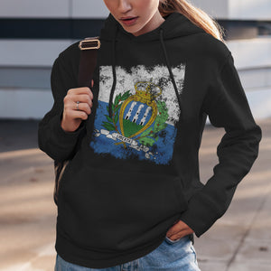 San Marino Flag Hoodie