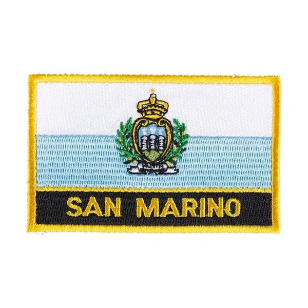 San Marino Flag Patch - Sew On/Iron On Patch