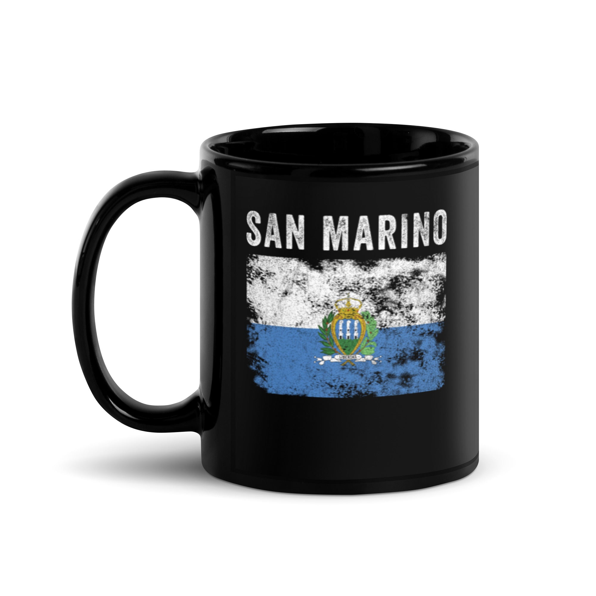 San Marino Flag Vintage Sammarinese Flag Mug