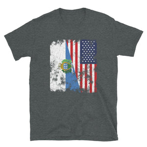 San Marino USA Flag - Half American T-Shirt