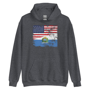 San Marino USA Flag Hoodie