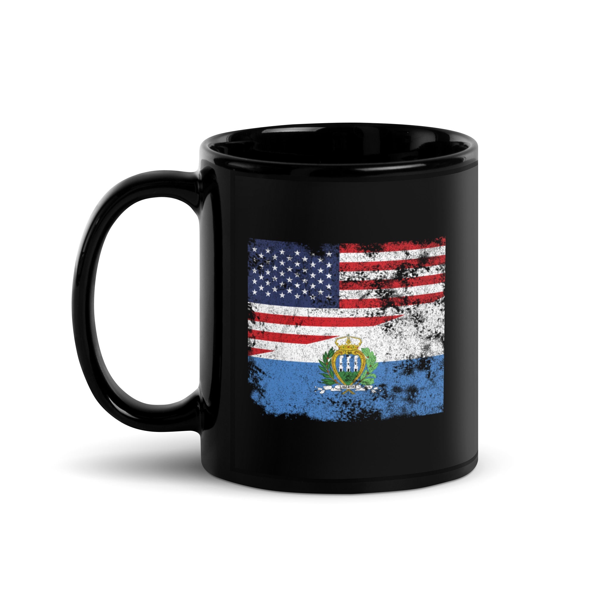 San Marino USA Flag Mug