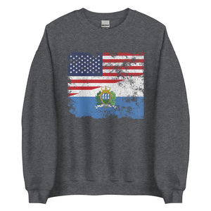 San Marino USA Flag Sweatshirt