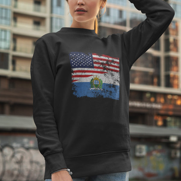 San Marino USA Flag Sweatshirt
