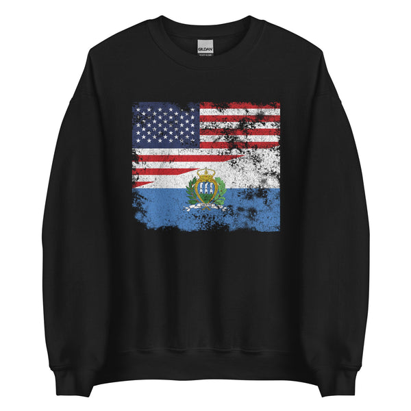 San Marino USA Flag Sweatshirt