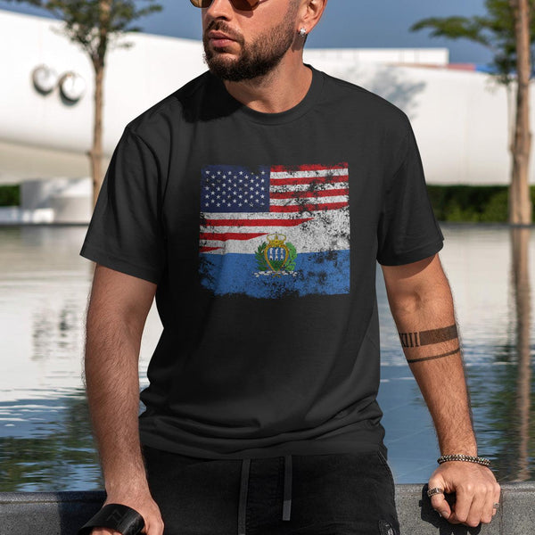 San Marino USA Flag T-Shirt