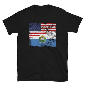 San Marino USA Flag T-Shirt