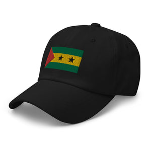 São Tomé & Príncipe Flag Cap - Adjustable Embroidered Dad Hat