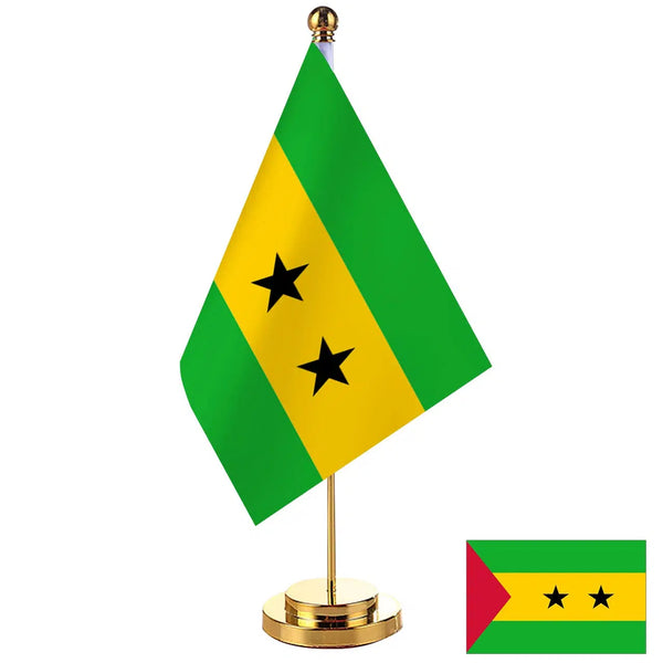 Sao Tome and Principe Desk Flag - Small Office Table Flag