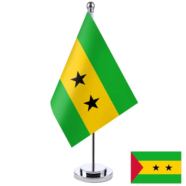 Sao Tome and Principe Desk Flag - Small Office Table Flag