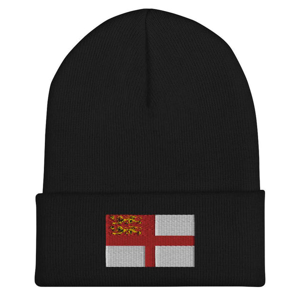 Sark Flag Beanie - Embroidered Winter Hat