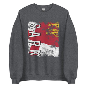 Sark Flag - Distressed Flag Sweatshirt