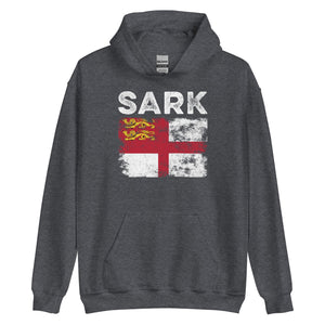 Sark Flag Distressed - Sark Flag Hoodie