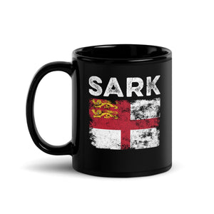 Sark Flag Distressed - Sark Flag Mug