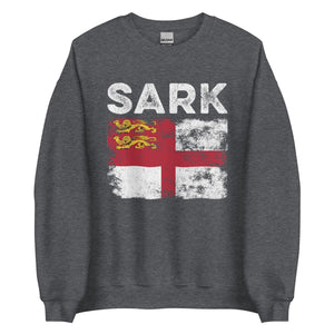 Sark Flag Distressed - Sark Flag Sweatshirt