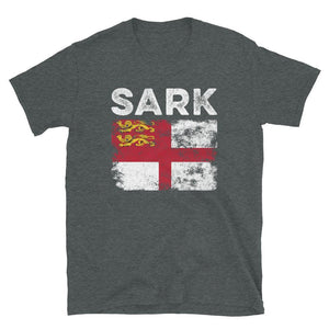 Sark Flag Distressed - Sark Flag T-Shirt