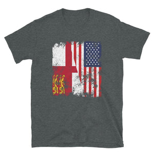 Sark USA Flag - Half American T-Shirt