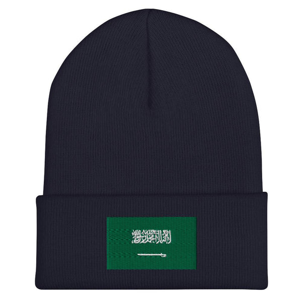 Saudi Arabia Flag Beanie - Embroidered Winter Hat