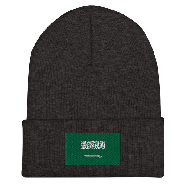 Saudi Arabia Flag Beanie - Embroidered Winter Hat